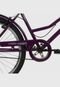 Bicicleta Aro 26 V-Brake com Cestão Venus Violeta Athor Bikes - Marca Athor Bikes