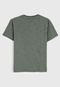 Camiseta Milon Infantil Estampada Verde - Marca Milon