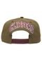 Boné Mitchell & Ness Snapback Dual Clippers Bege - Marca Mitchell & Ness