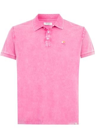 Camisa Polo FiveBlu Clean Rosa