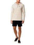 Blusa Calvin Klein Jeans Masculina Hoodie Stripe Sustainable Off-White - Marca Calvin Klein