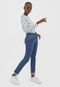 Calça Jeans Lacoste Skinny Lisa Azul - Marca Lacoste