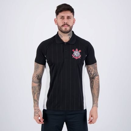 Polo Corinthians Emboss SCCP - Marca SPR