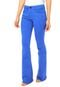 Calça Sarja Calvin Klein Jeans Flare Puídos Azul - Marca Calvin Klein Jeans