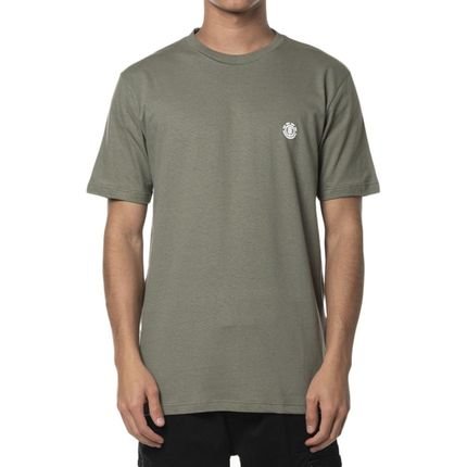 Camiseta Element Basic Crew Color SM24 Masculina Verde - Marca Element