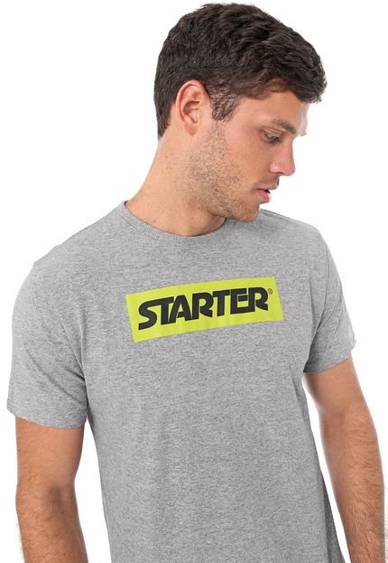 Camiseta Starter Lettering Cinza - Marca S Starter