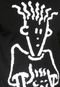 Camiseta Manga Curta Fido Dido Estampa Preta - Marca Fido Dido