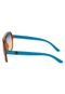 Óculos de Sol Khatto Aviador Envernizado Marrom/Azul - Marca Khatto