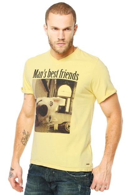 Camiseta Sergio K Dog Amarela - Marca Sergio K