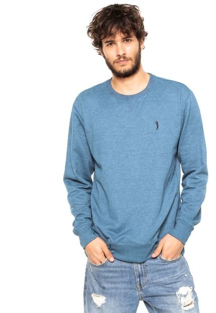 Moletom Fechado Aleatory Reto Azul - Marca Aleatory