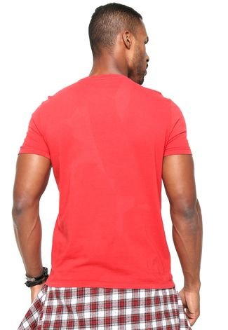 Camiseta Ellus Italic Vermelha