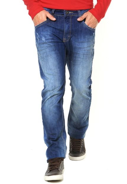 Calça Jeans Colcci Reta Rodrigo Azul - Marca Colcci
