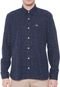 Camisa Lacoste Slim Quadriculado Azul-marinho - Marca Lacoste