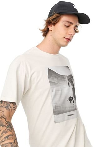 Camiseta DC Shoes Lemos Swith Flip Off-white