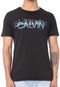 Camiseta Calvin Klein Jeans Skyline Preta - Marca Calvin Klein Jeans