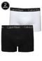 Kit 2pçs Cueca Calvin Klein Boxer Logo Branco - Marca Calvin Klein Underwear