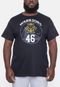 Camiseta NBA Plus Size City Number Golden Stante Warriors Preta - Marca NBA