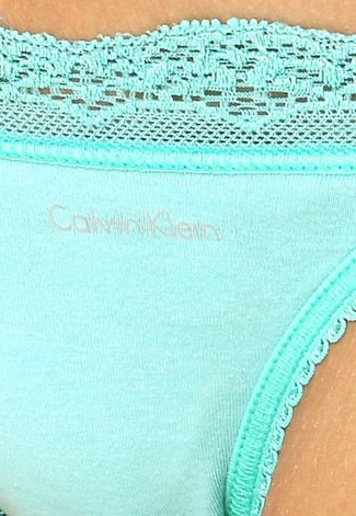 Calcinha Calvin Klein Underwear Tanga Modal Verde