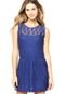 Vestido DAFITI JOY Renda Azul - Marca DAFITI JOY