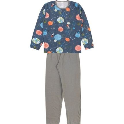 Pijama Infantil Masculino Cinza Espaço Kappes - Marca Kappes