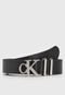 Cinto Calvin Klein Fivela Logo Preto - Marca Calvin Klein