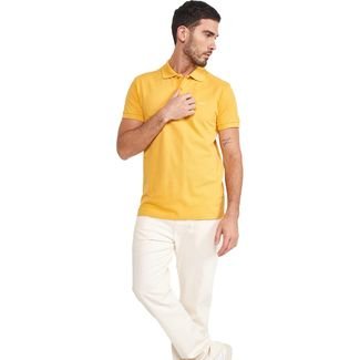Camisa Polo Colcci Classic VE24 Amarelo Masculino