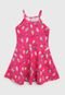 Vestido Rovitex Infantil Estampado Rosa - Marca Rovitex