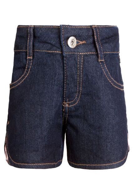 Short Infantil Joy Jeans Estonado Azul - Marca Joy By Morena Rosa