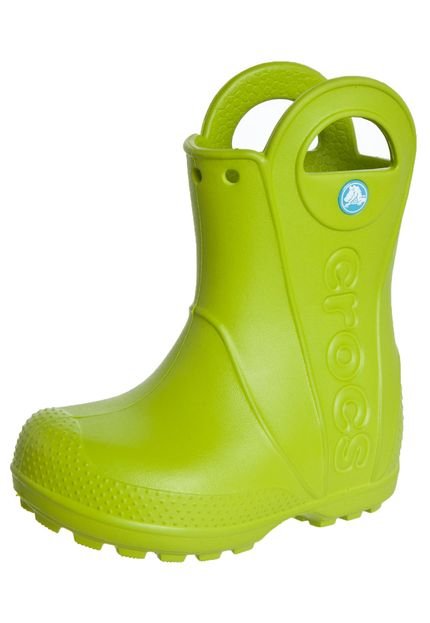 Bota Crocs Handle It Rain Boot Kids Verde - Marca Crocs