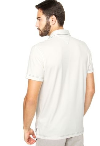 Camisa Polo Tommy Hilfiger Bolso Off White - Compre Agora