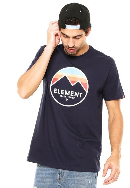 Camiseta Element Sunset Azul-Marinho - Marca Element