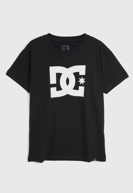 Camiseta DC Shoes Infantil Logo Preta - Marca DC Shoes