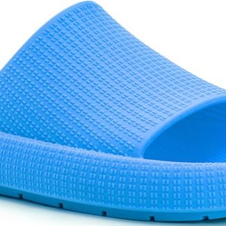 Chinelo Slide Feminino Nuvem Macio Conforto Sapatore Azul