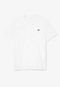 Lacoste Camiseta Masculina Sport Em Jérsei Com Stretch Branco - Marca Lacoste