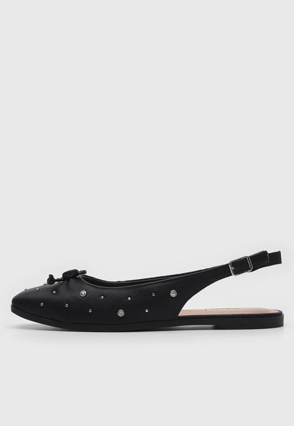 Sapatilha Slingback Dakota Tachas Preta - Marca Dakota