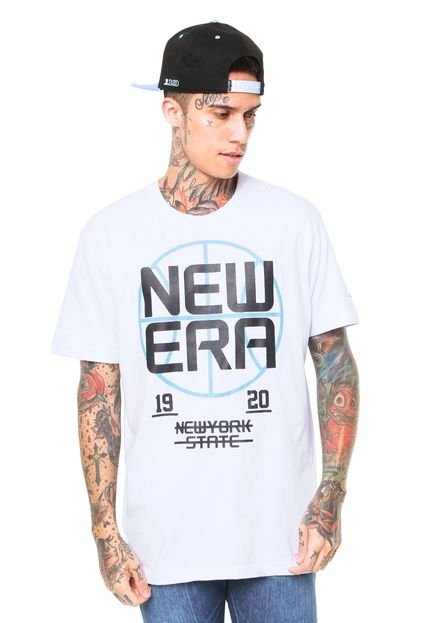 Camiseta New Era NY State Branca - Marca New Era