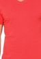 Camiseta Manga Curta Kohmar Básica Vermelha - Marca Kohmar