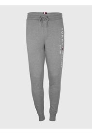 Joggers Branded Cotton Gris Tommy Hilfiger