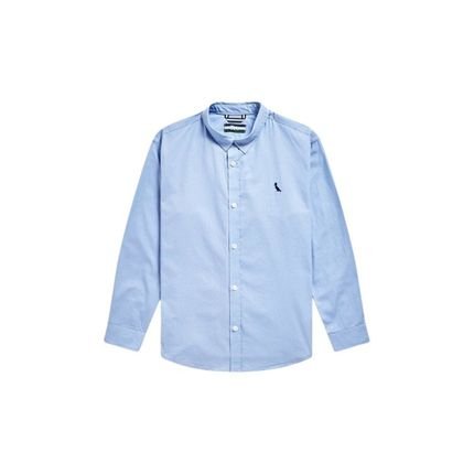Camisa Ml Social Lisa Reserva Mini Azul - Marca Reserva Mini