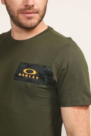 Camiseta Oakley Rock B1b Verde - Compre Agora