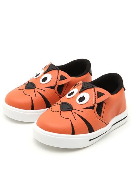 Slip On Tricae Menino Tigre Laranja - Marca Tricae