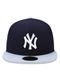 Boné New Era 5950 New York Yankees Aba Reta Fitted Marinho - Marca New Era