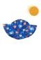 Chapéu Infantil de proteção solar FPU 50  Ecoeplay Baleia Azul - Marca Ecoeplay