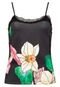 Blusa Lucy in The Sky Floral Preta - Marca Lucy in The Sky
