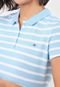 Camisa Polo Tommy Hilfiger Listrada Azul - Marca Tommy Hilfiger