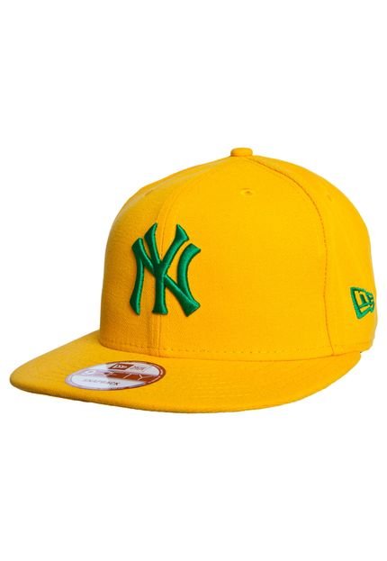 Bone New Era New York Yankees Go Copa Amarelo - Marca New Era