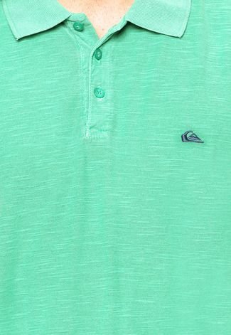 Camisa Polo Manga Curta Quiksilver Basic Verde