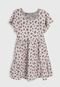 Vestido Hering Kids Animal Print Bege - Marca Hering Kids