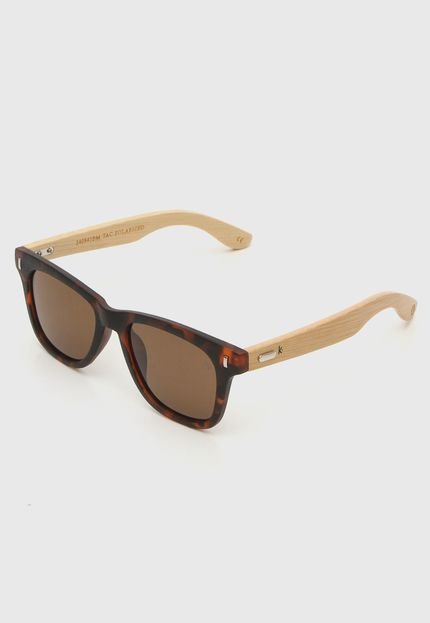Óculos de Sol KANUI Classic Wood Marrom/Bege - Marca KANUI