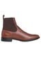 Bota Couro DAFITI SHOES Marrom - Marca DAFITI SHOES